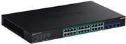 TRENDnet TPE-30284 Smart Switch mit 24 x 10/100/1000 Mbps PoE+ und 4 x 10 Gigabit SFP+ in Schwarz - Bild 1