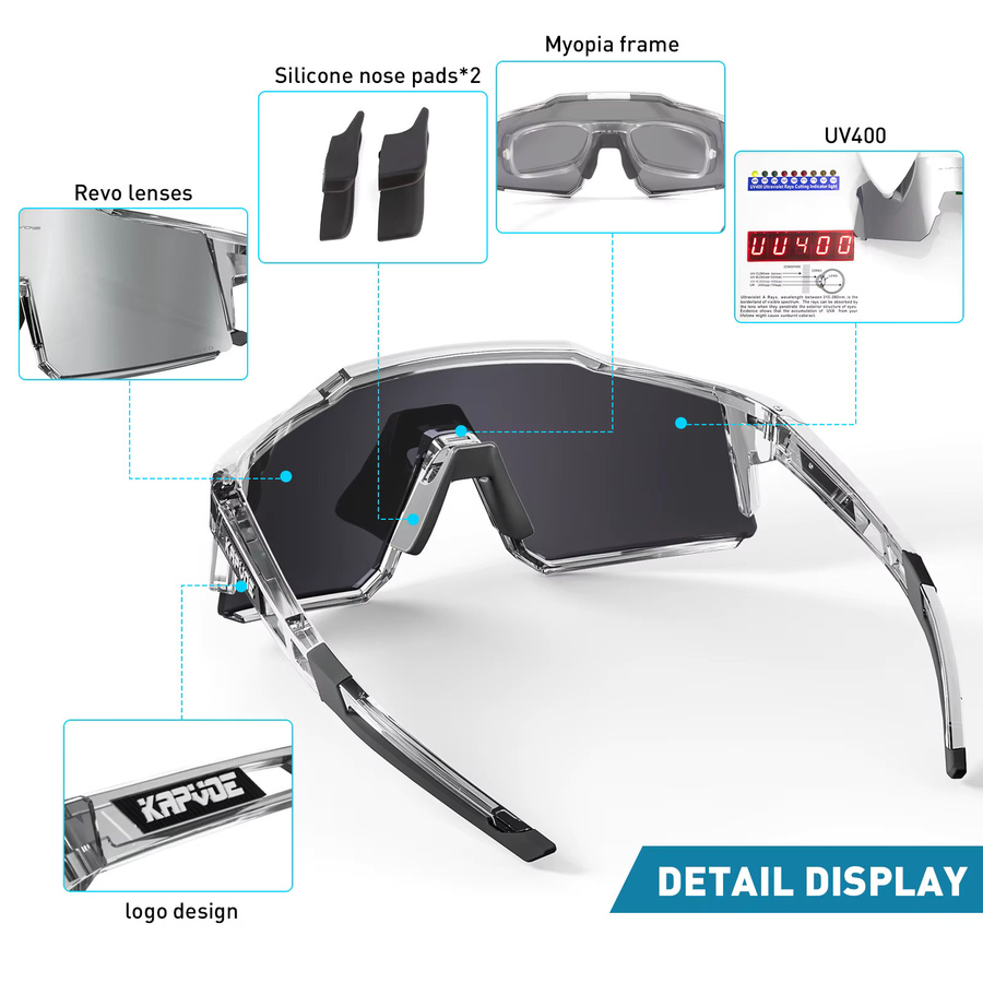 KAPVOE Sonnenbrille, polarisiert, Unisex - Bild 3