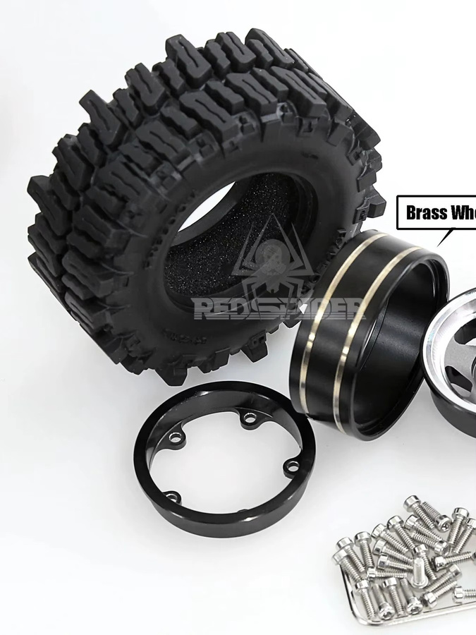 RS Crawler Tires Mud Slingers X Super Soft Sticky Tire, Zubehör, 1:24 - Bild 6