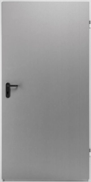 Hörmann ZK-Tür-Element eingehängt, verzinkt, Farbe: Schwarz/Grau, B/H/T: 75,0 x 187,5 x 8,5 cm, DIN Links - Bild 1