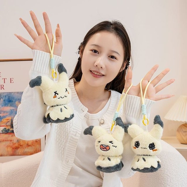TAKARA TOMY Pokémon Pikachu Plüsch-Anhänger, Plüsch / Textil - Bild 1