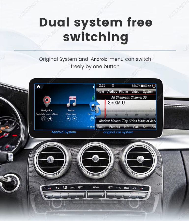MEKEDE Linux Android Autoradio mit Wireless CarPlay für BMW 3er/5er Serie E90 E91 E92 E93 E60 E61 E63 CCC CIC Multimedia Navigationssystem in Schwarz mit GPS, 4G LTE und Dual Bluetooth - Bild 7