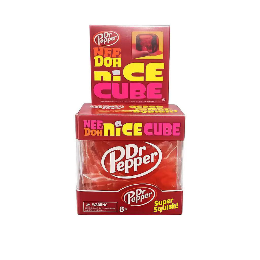 Dr Pepper Nee Doh Nice Cube, Quetschbarer Weicher Gel-Würfel - Bild 4