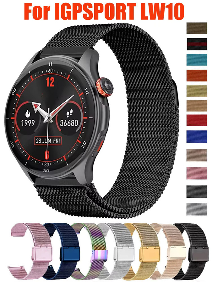 IGPSPORT Uhrenarmband Edelstahl, Milanaise, Unisex - Bild 5