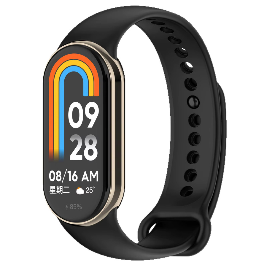 Xiaomi Silikonarmband für Mi Band 9, Mi Band 8, Schwarz - Bild 2