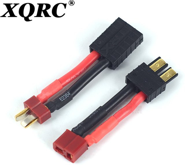 XINQIRC RC Auto Batterie Adapter Set Deans Weiblich/Männlich zu TRX Männlich/Weiblich Stecker - Bild 1