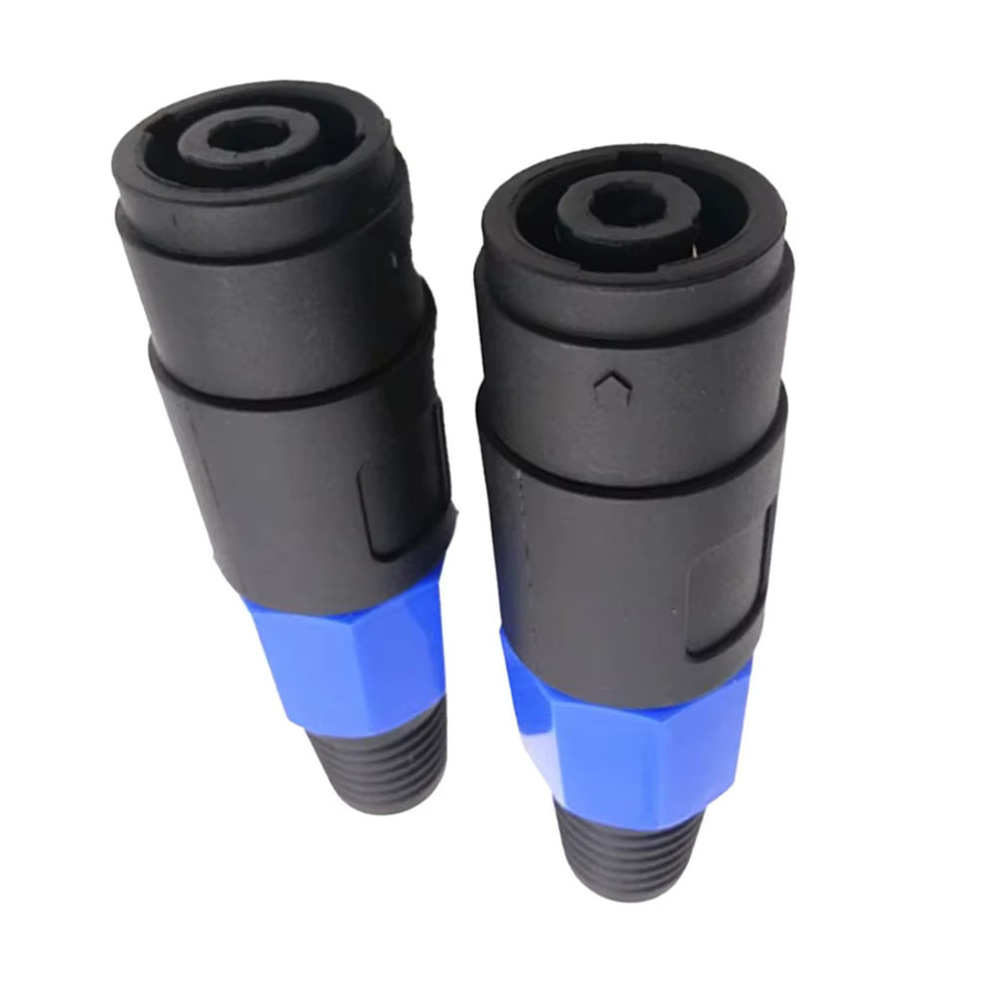 FRHY 2-teiliges 4-poliges Lautsprecher-Stecker- und Buchsen-Set in Blau für professionelle Soundsysteme - Bild 5