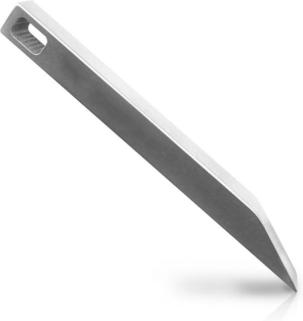 EDC Mini Stemmeisen Multitool Schlüsselanhänger aus Edelstahl in Silber mit Schraubendreher und Kastenöffner - Bild 1