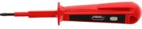 Gedore red Prüfschraubendreher mit Schlagzähler und Abrutschschutz, Phasenprüfer max. 250 Volt, Schlitz 3mm, R38120312 - Bild 1