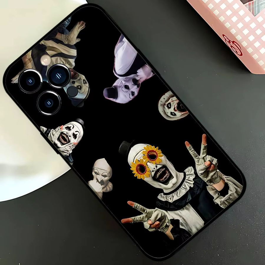 The Clowns Horrors T Terrifier Handyhülle aus weichem TPU für iPhone 17 16 15 14 13 12 11 Pro Max Plus Mini - Bild 5