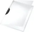 Leitz ColorClip Klemmmappe A4 aus Kunststoff in Schwarz, Weiß oder Transparent - Bild 1