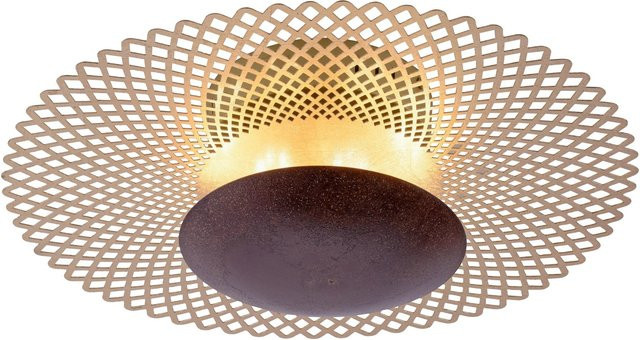 Paul Neuhaus Deckenleuchte Nevis in Rost, rund, Durchmesser: 45 cm, dimmbar - Bild 1