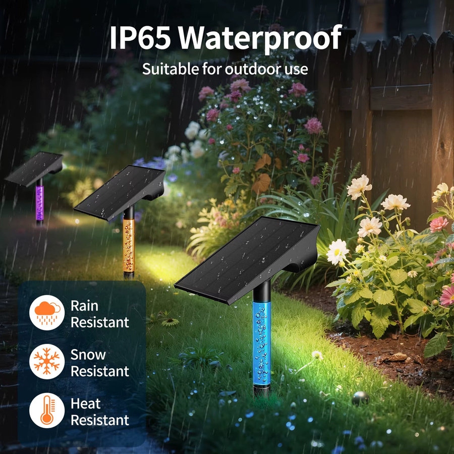intelamp 2er-Pack Solar Halloween LED Gartenleuchten wasserdichte Außenbeleuchtung für Garten und Gehweg - Bild 6