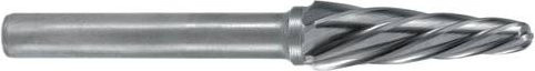 Exact 72465 Frässtift Hartmetall Kegel in Silber, Schaftdurchmesser: 6 mm, Länge: 77 mm - Bild 1