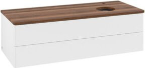 V&B Waschtischunterschrank Antao mit Beleuchtung, Farbe: Weiß, B/T/H: 120 x 50 x 36 cm - Bild 1