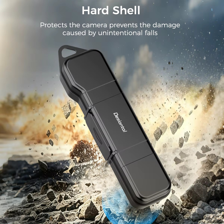 Hartschalen-Etui für DJI Osmo Pocket 4 und Osmo Pocket 3, kratzfeste Schutzhülle und Aufbewahrungstasche mit Trageriemen - Bild 5