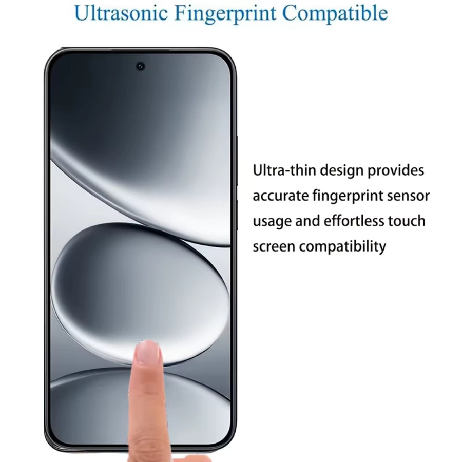 3 Stück Displayschutzfolien aus gehärtetem Glas für Xiaomi 17T 17 Pro Max 15 15T 14T 13T 12T 11T Pro, transparent, kompatibel mit Fingerabdruck-Entsperrung - Bild 4