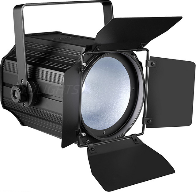 HYULIGHTS 200 W COB LED Par Licht mit Scheunentüren, DMX512 Strobe, Warmweiß und Kaltweiß, DJ Wash Beam Effekt Bühnenbeleuchtung, Schwarz - Bild 1