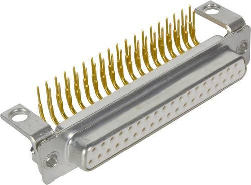 HARTING Steckverbinder 09 67 412 6801 09674126801 Polzahl 37 Farbe Silber zum Löten - Bild 1