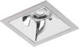 Brumberg 40642163DA LED-Einbauleuchte in Silber, quadratisch, dimmbar, warmweiß - Bild 1
