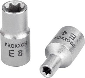 Proxxon 1/4 Zoll AußenTX-Einsatz E 10 aus Edelstahl in Silber - Bild 1
