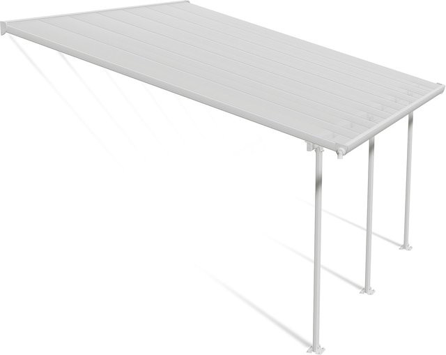 Palram Canopia Feria Terrassenüberdachung Weiß B: 425 cm, T: 387 cm, H: 260-305 cm - Bild 3