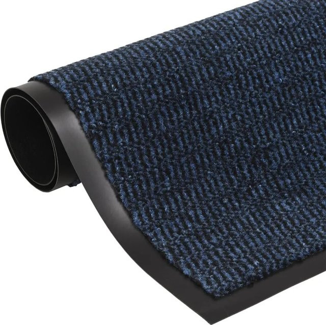 vidaXL Fußmatte getuftet in Blau, rutschfest, B/L: 60 x 180 cm - Bild 1