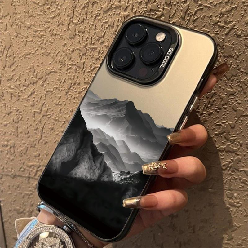 Handyhülle mit Bunter Berglandschaft Print für Xiaomi Mi 11 Lite 5G und weitere Modelle, Mehrfarbig - Bild 2