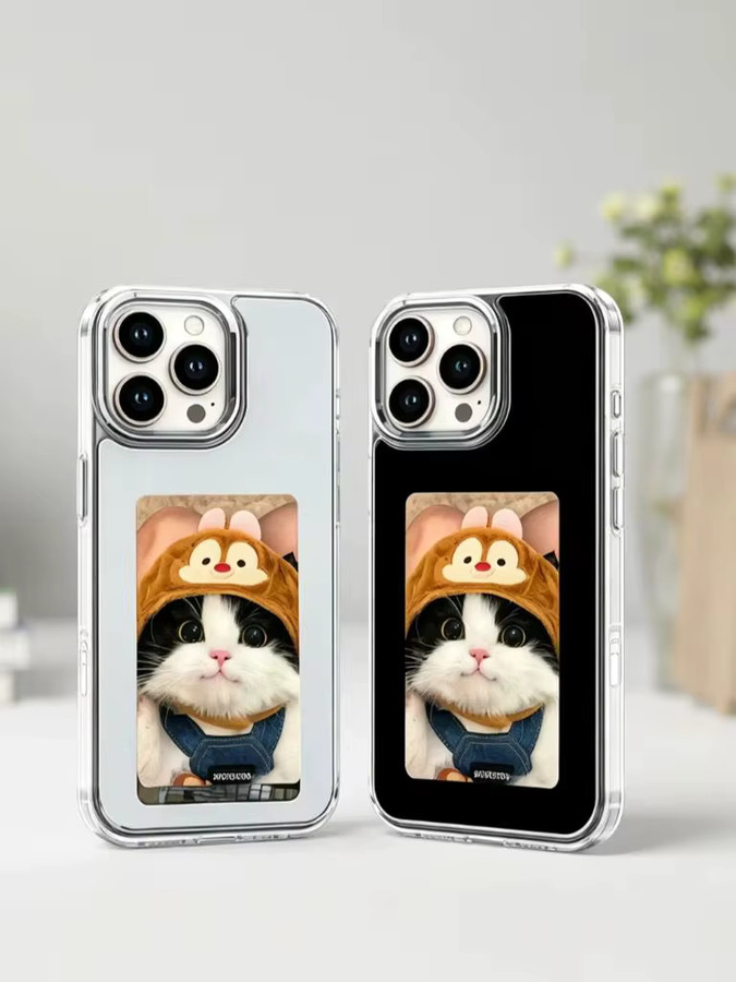 NFC Handyhülle für Apple iPhone 16 15 14 13 Pro Max Plus mit 3,97 Zoll hochauflösendem DIY 4-Farben E-Ink Display in Transparent/Weiß/Multicolour - Bild 7