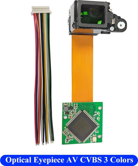 UICPAL OLED-Display Sucher 0,39 Zoll EVF Monokulares Mikrodisplay-Modul mit HDMI AV VGA-Eingang für Wärmebildgebung und Nachtsicht - Bild 1