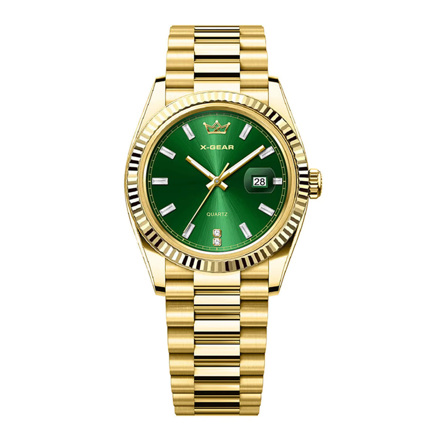 X-GEAR Armbanduhr, Quarz, Edelstahl, Datum, Herren - Bild 6