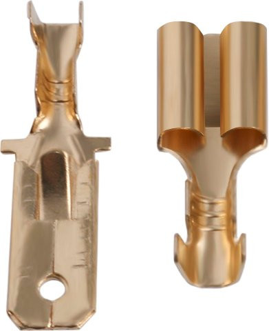 VODOOL 10 Sets universelle T-Typ 2-polige DC-Stromanschluss Stecker Set mit männlichen und weiblichen Barrel Plugs aus Kunststoff und Metall - Bild 1