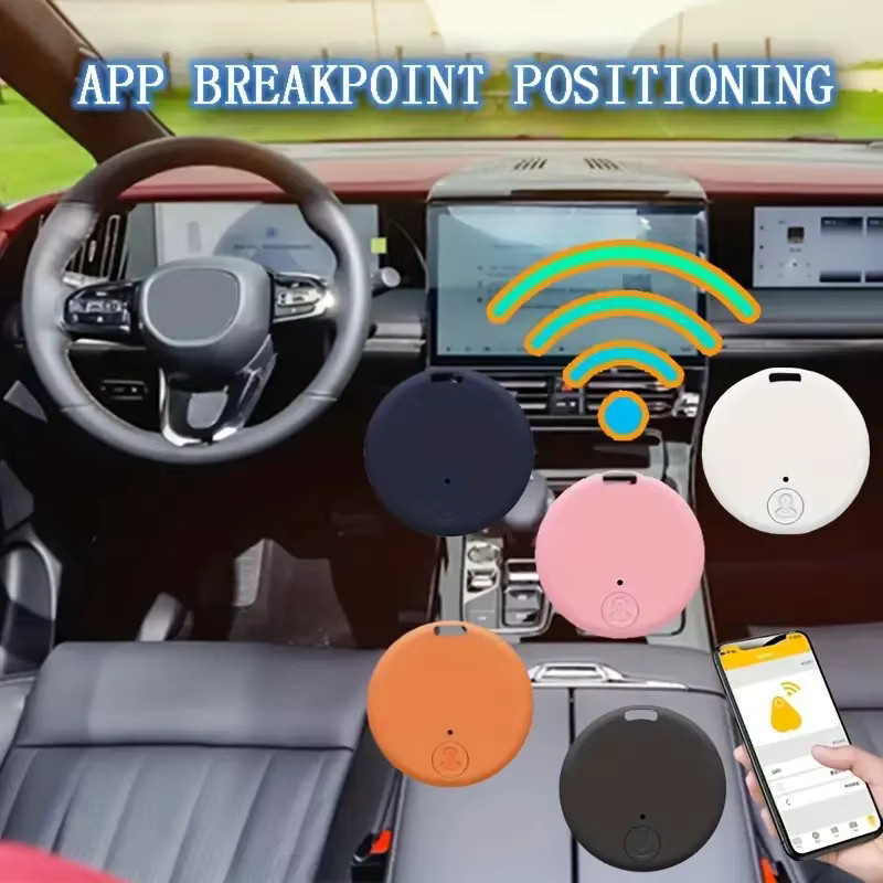 Mrgabwte Mini Smart Bluetooth GPS-Tracker in Orange als Anti-Verlust-Gerät für Kinder, Haustiere und Schlüsselanhänger - Bild 2