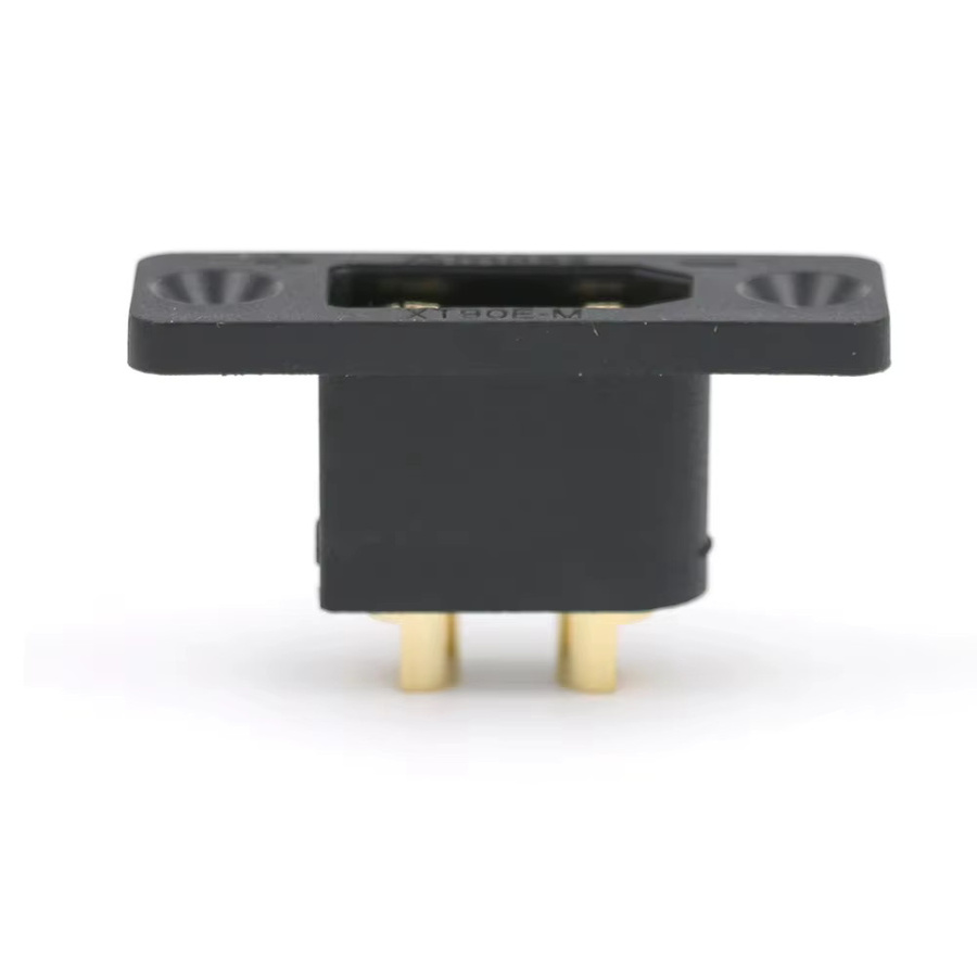 AMASS XT90E-M Batteriestecker vergoldete DIY Verbindungsteile in Schwarz für RC Flugzeuge und Drohnen - Bild 2