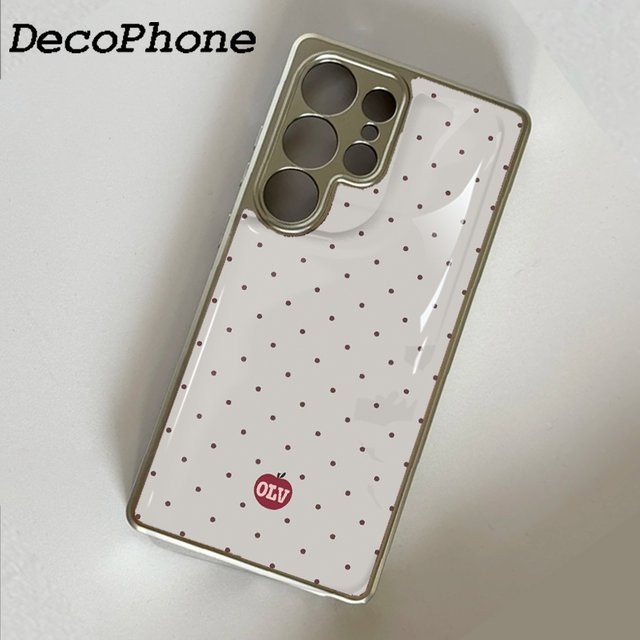 Sturzsichere Samsung Galaxy Handyhülle mit buntem Polka-Dot-Epoxy-Design in Multicolor und Weiß für Samsung Galaxy S23 S24 S25 S33 Plus FE Ultra Edge - Bild 1