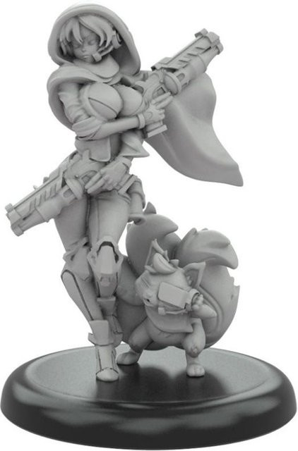 ZKBOZK Kunoichi Ninja-Mädchen, Harzmodellfigur, Fantasy, Schachfigur - Bild 1