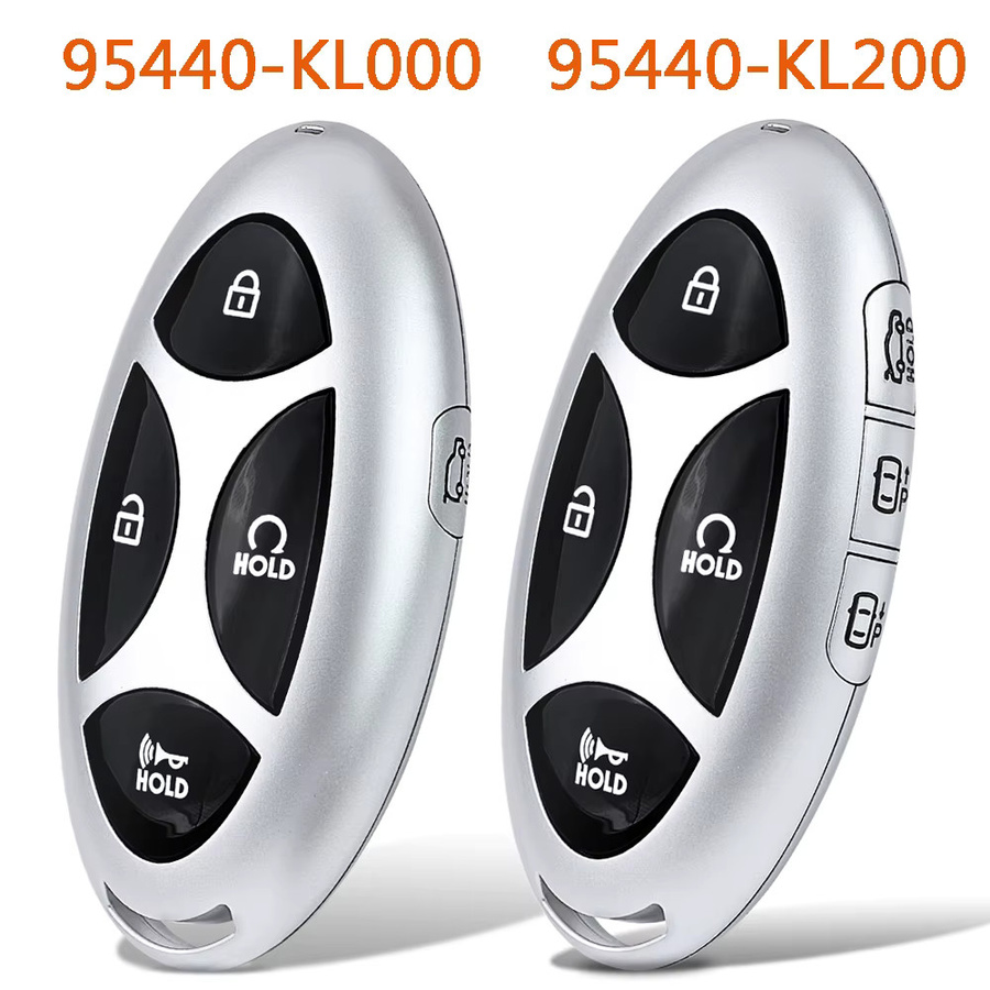 KEYECU Smart Remote Auto Schlüsselanhänger für Hyundai Ioniq 6, Farbe: Silber, 433 MHz, 6A Chip - Bild 4