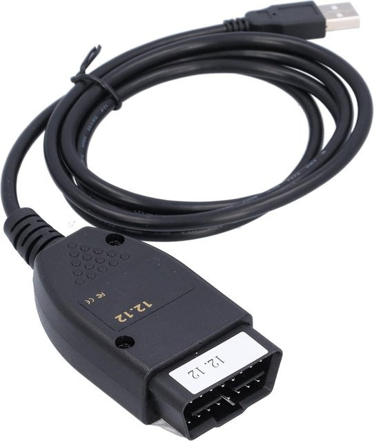 Fishine 16-Pin Diagnosekabel-Adapter für ATMEGA162 16AU 1721H mit FT232RQ Unterstützung in Schwarz - Bild 1