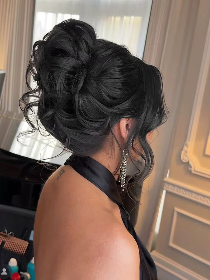 ISIGROSI Clip-in-Haarknoten, synthetische Wellen, Damen - Bild 7