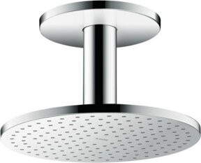 Hansgrohe Axor Kopfbrause 250 1jet mit Deckenanschluss, Chrom, Rund, Rain-Strahl mit Anti-Kalk-Funktion - Bild 1