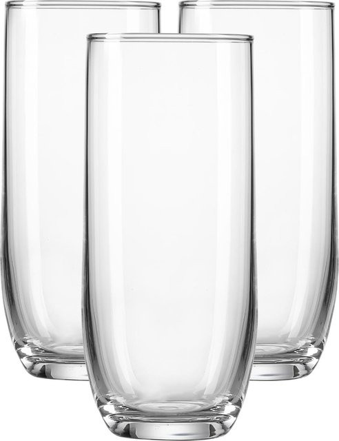 Ritzenhoff & Breker Ram Tumbler Longdrinkgläser, transparent, 3er Set, 315 ml pro Glas - Bild 1