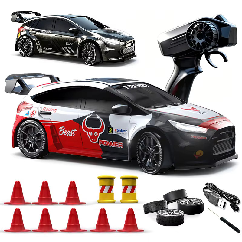 CONUSEA Rallye-Drift-Auto, ferngesteuertes Elektrofahrzeug-Modell, 1:24, 4WD - Bild 6