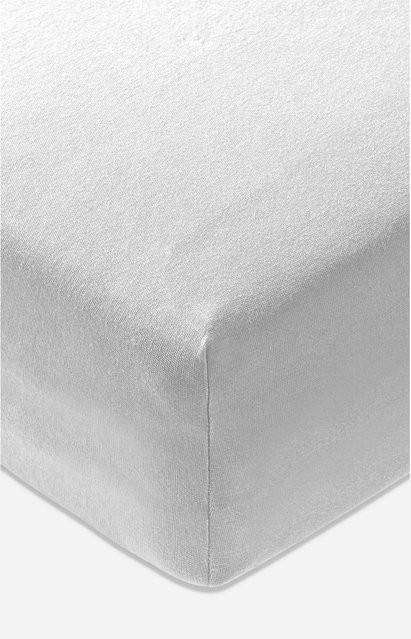 Boxspringtuch JOOP! Living UNI aus Baumwolljersey in Hellgrau - Bild 1