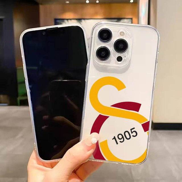 Transparente Handyhülle Galatasaray S-SK Muster 1905 für iPhone 17 16 15 14 13 12 11 Pro Max Plus Mini - Bild 1