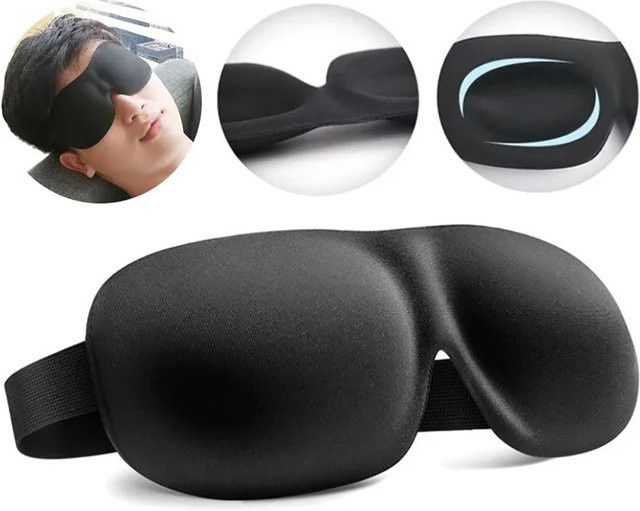 3D-Augenbinde-Augenmaske, Unisex - Bild 1