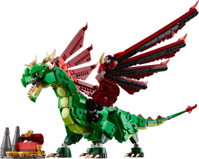 LEGO Grüner Drache Konstruktionsspielzeug ab 9 Jahren - Bild 3