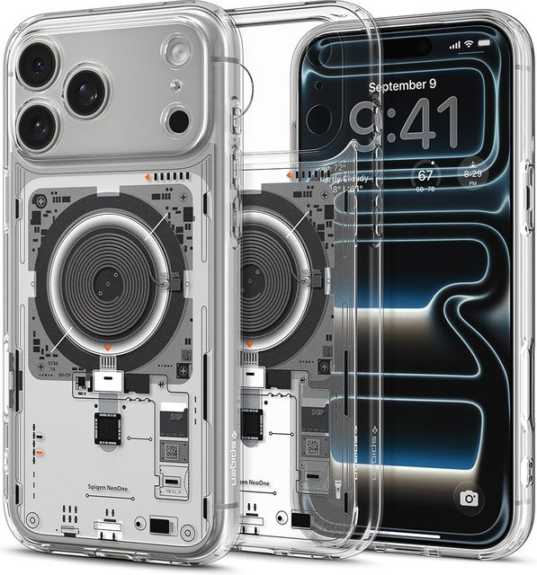 Spigen Ultra Hybrid Neo One MagSafe Schutzhülle für Apple iPhone 18 Pro Max und iPhone 17 Pro Max, Transparent - Bild 1