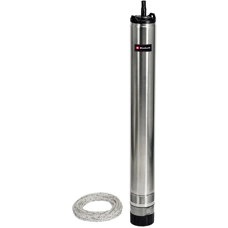 Einhell Tiefbrunnenpumpe GE-DW 1155 N-A aus Edelstahl in Silber mit 6000 l/h und 55 m Förderhöhe - Bild 2