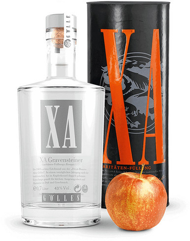 Gölles Apfelbrand XA Gravensteiner 2001, Obst- & Kräuterbrand, 0,7 l - Bild 1