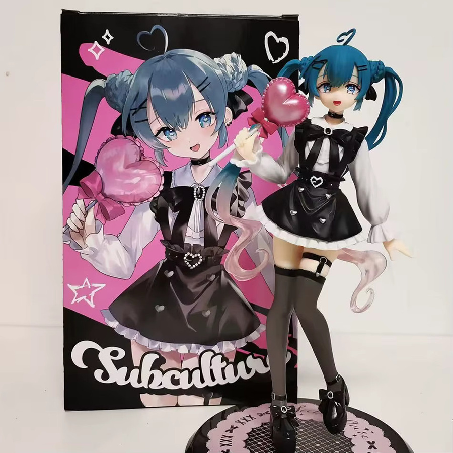 Bandai Hatsune Miku Subkultur-Figur, Anime Jirai Kei Mädchen, PVC-Modell Puppe, 19cm - Bild 3
